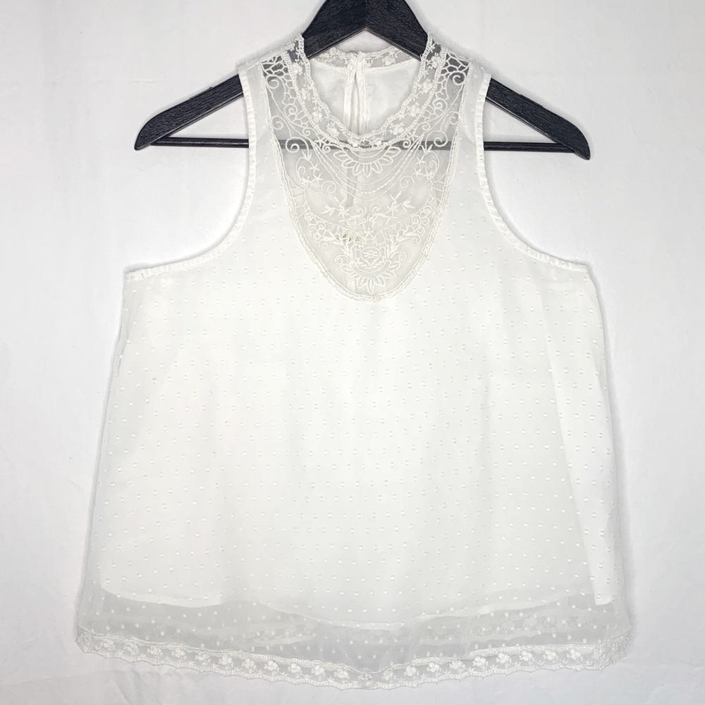 🦩2/$25 Hollister / Lined Lace Tank